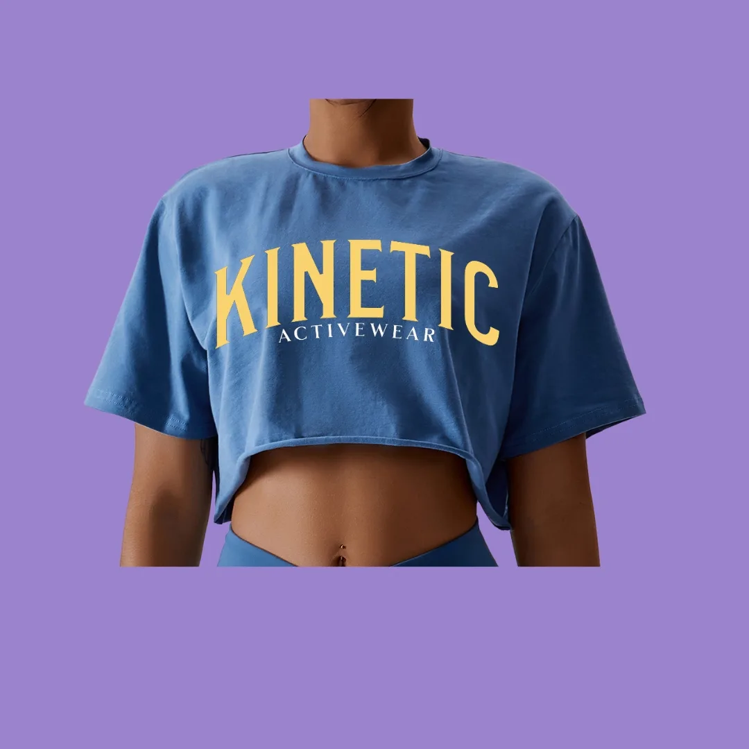 Crop Tee | Kinetic Activewear
